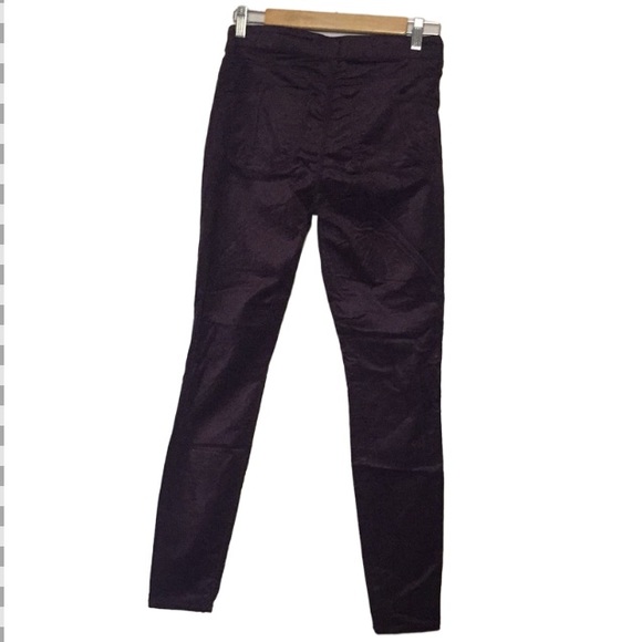 NWT A.N.A Corduroy Purple Velveteen Mid-Rise Jegging Size 4 - Picture 11 of 11